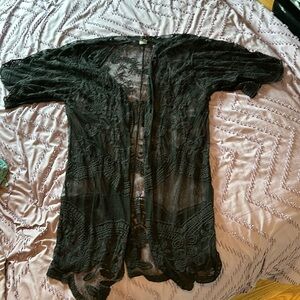 Black Sheer Shawl
